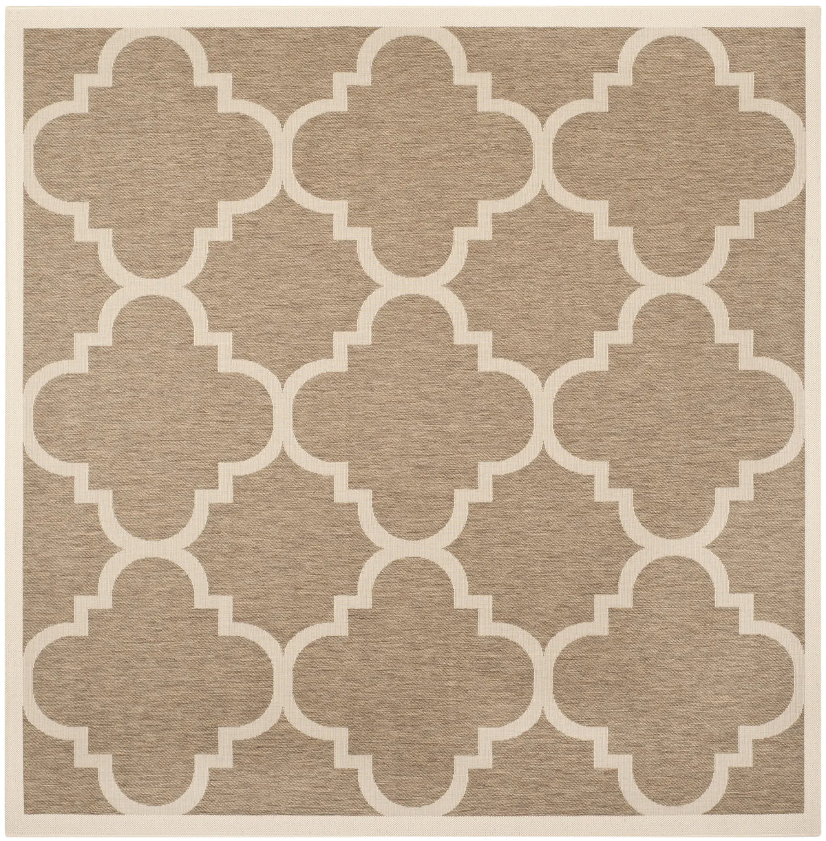 Safavieh Courtyard 7'-10" x 7'-10" Rug in Brown