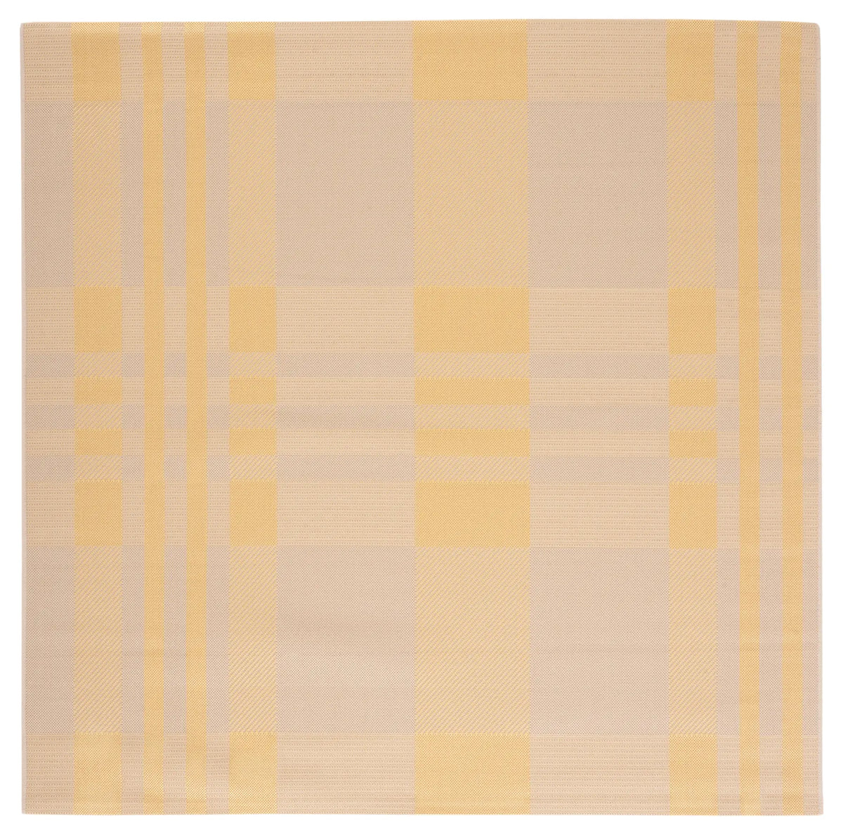 Safavieh Courtyard 6'-7" x 6'-7" Rug in Gold / Beige