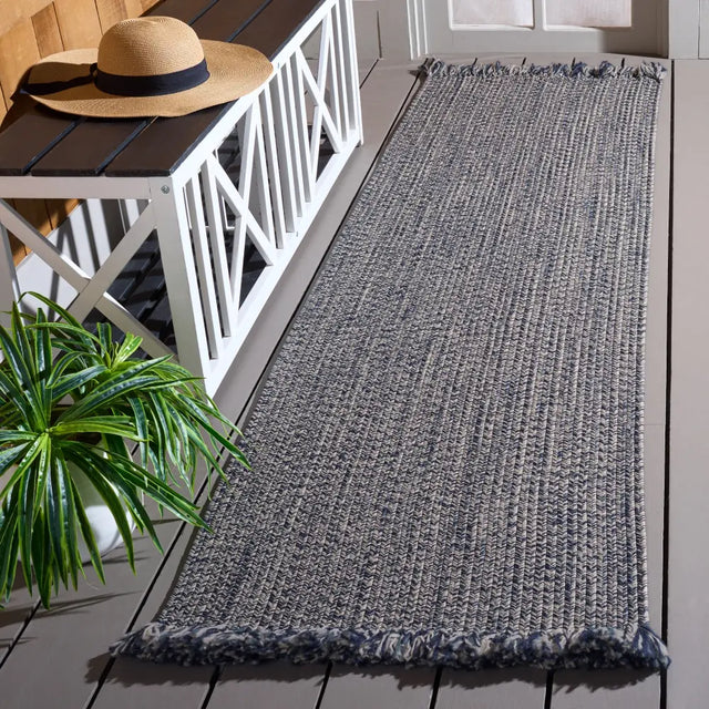Safavieh Braided 300 2'-3" x 8'-0" Rug in Navy