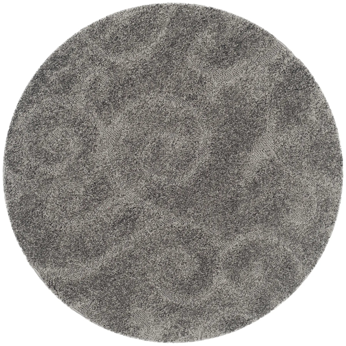 Safavieh Florida Shag 4'-0" x 4'-0" Rug in Grey