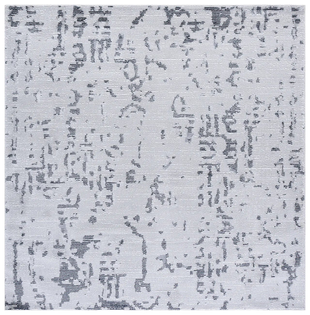 Safavieh Slate 700 6'-7" x 6'-7" Rug in Grey / Dark Grey