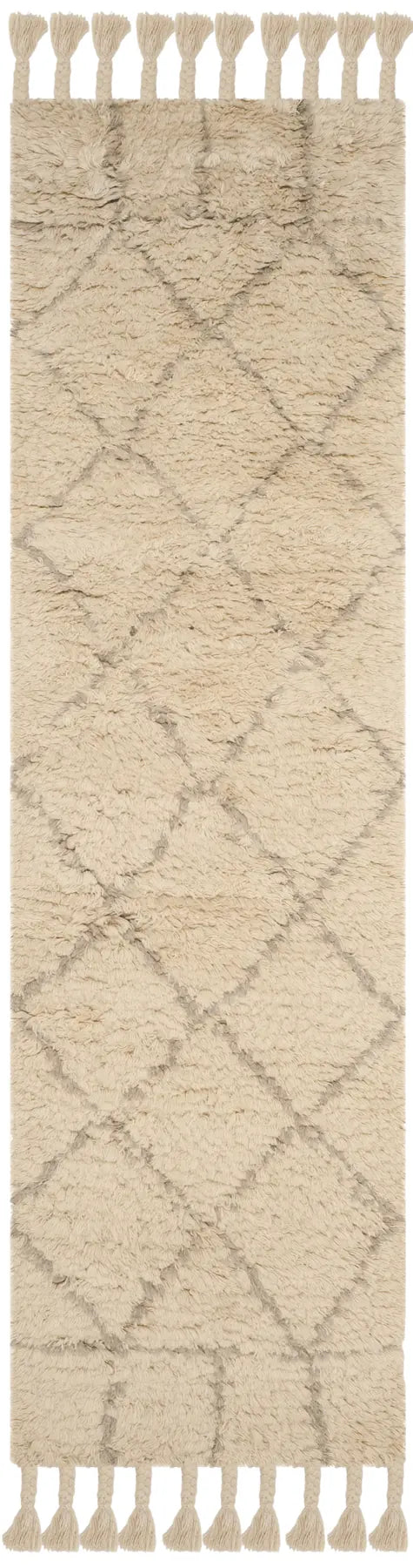 Safavieh Casablanca 2'-3" x 8'-0" Rug in Ivory / Light Grey