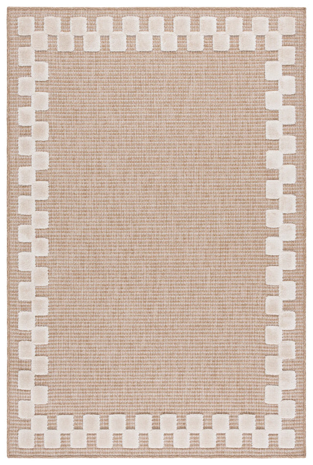 Safavieh Clayton 4'-0" x 6'-0" Rug in Natural / Ivory