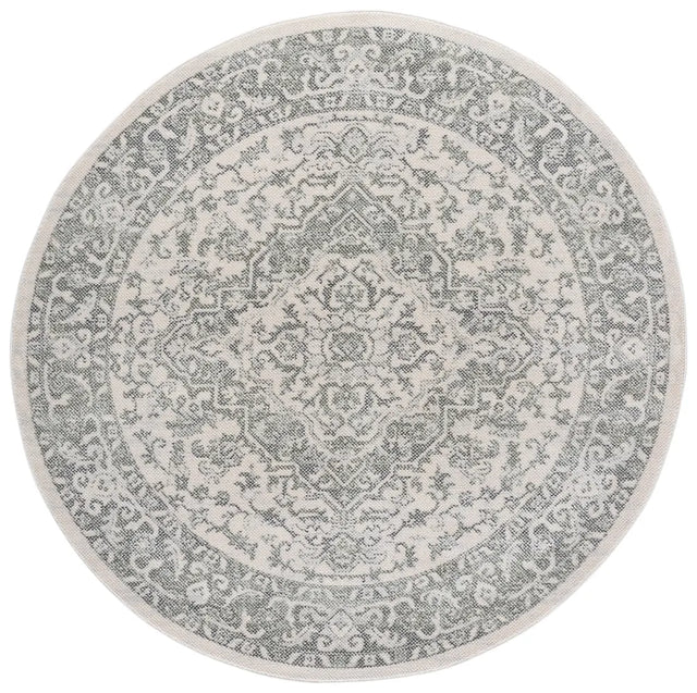 Safavieh Harrison 6'-7" x 6'-7" Rug in Ivory / Green Grey