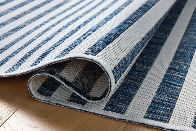 Loloi Easton ESN-03 Denim / Ivory Rug - pile height