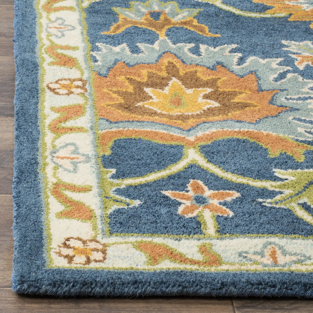 Safavieh Heritage 6'-0" x 6'-0" Rug in Navy
