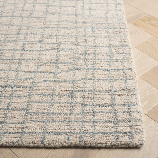 Safavieh Abstract 4'-0" x 6'-0" Rug in Ivory / Light Blue