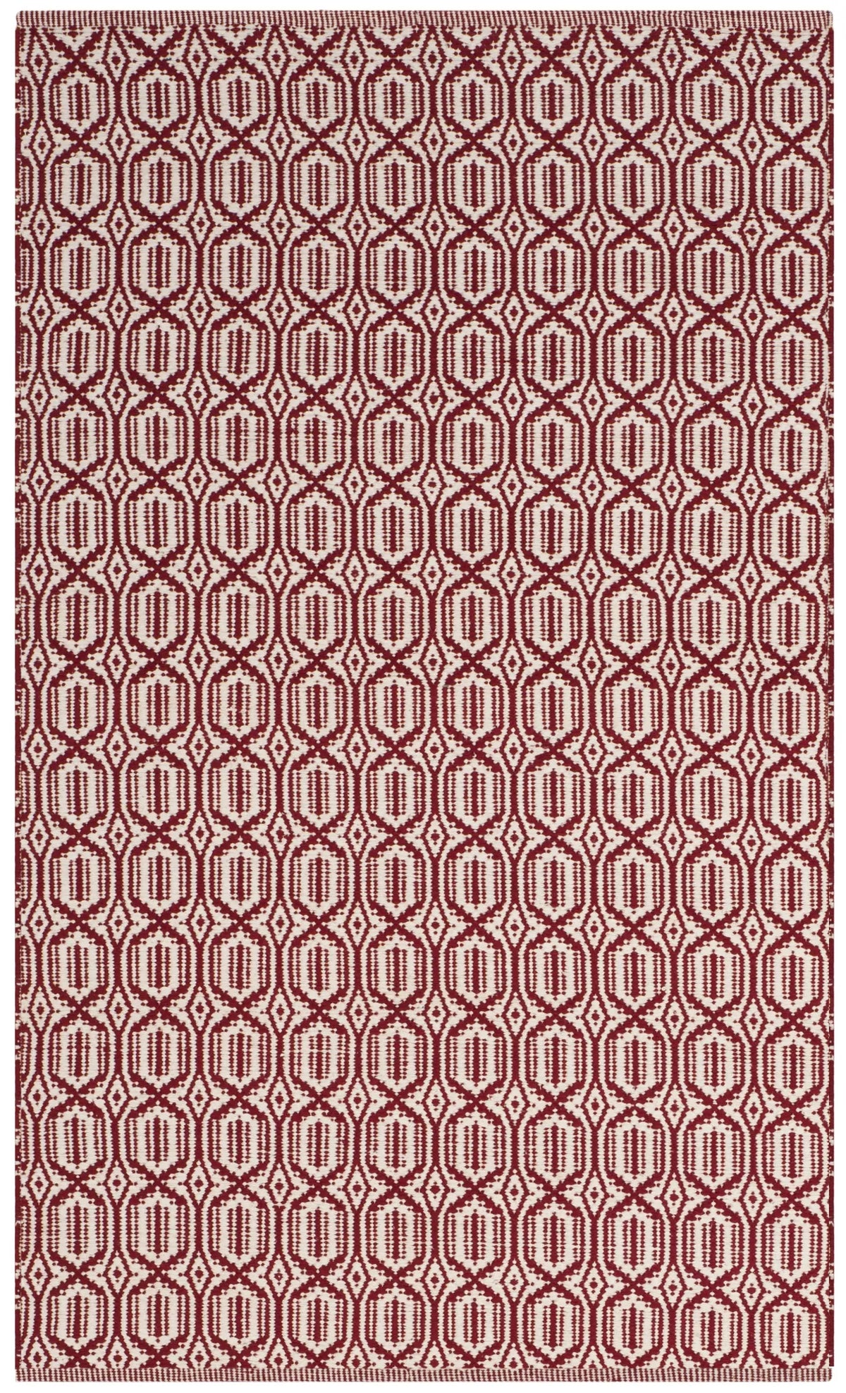 Safavieh Montauk 3'-0" x 5'-0" Rug in Ivory / Red