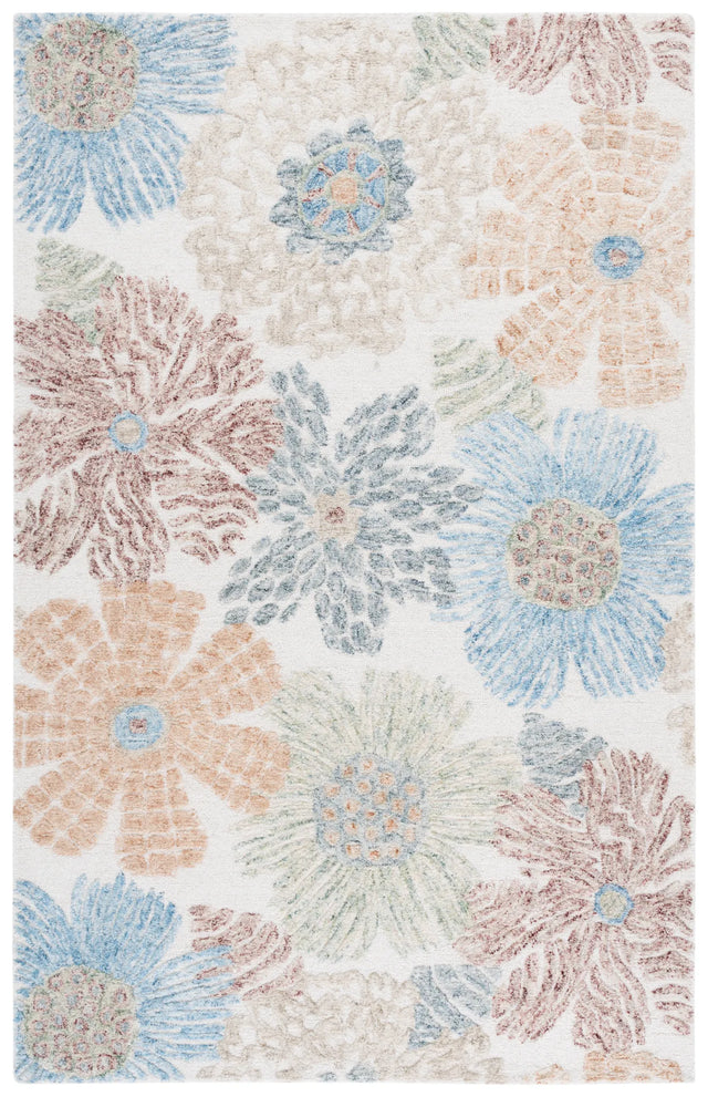 Safavieh Jardin 4'-0" x 6'-0" Rug in Red / Blue