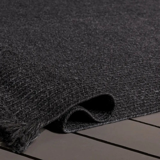 Safavieh Braided 300 5'-0" x 8'-0" Rug in Charcoal