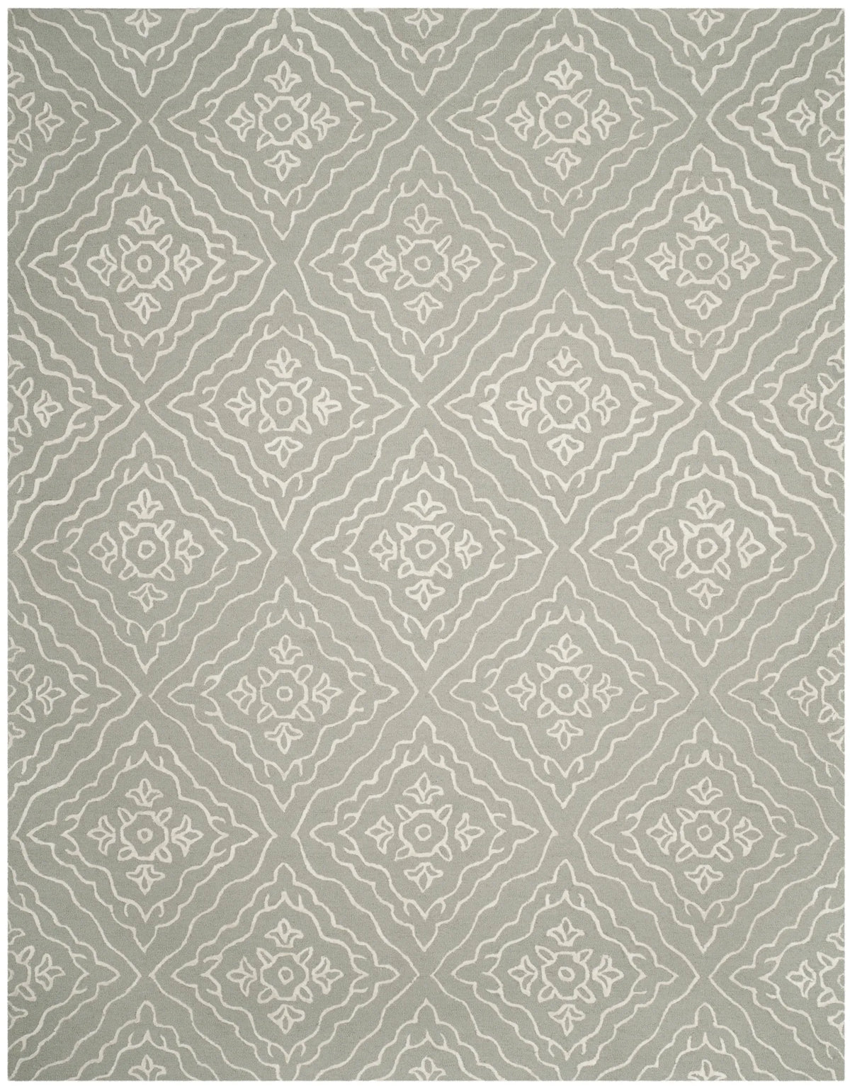 Safavieh Manchester 8'-0" x 10'-0" Rug in Slate / Ivory