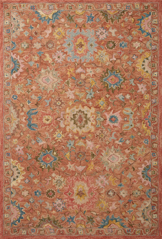 Loloi Padma Pma-05 Terracotta/Multi Rug - main flat