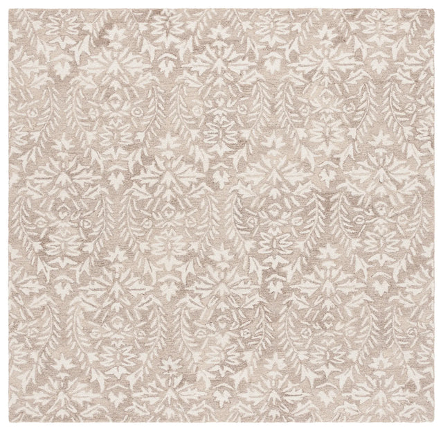 Safavieh Ebony 6'-0" x 6'-0" Rug in Beige / Ivory