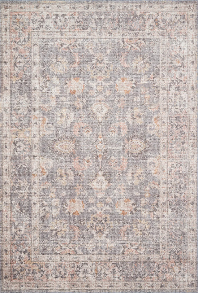 Loloi Skye Sky-01 Grey/Apricot Rugs - main flat