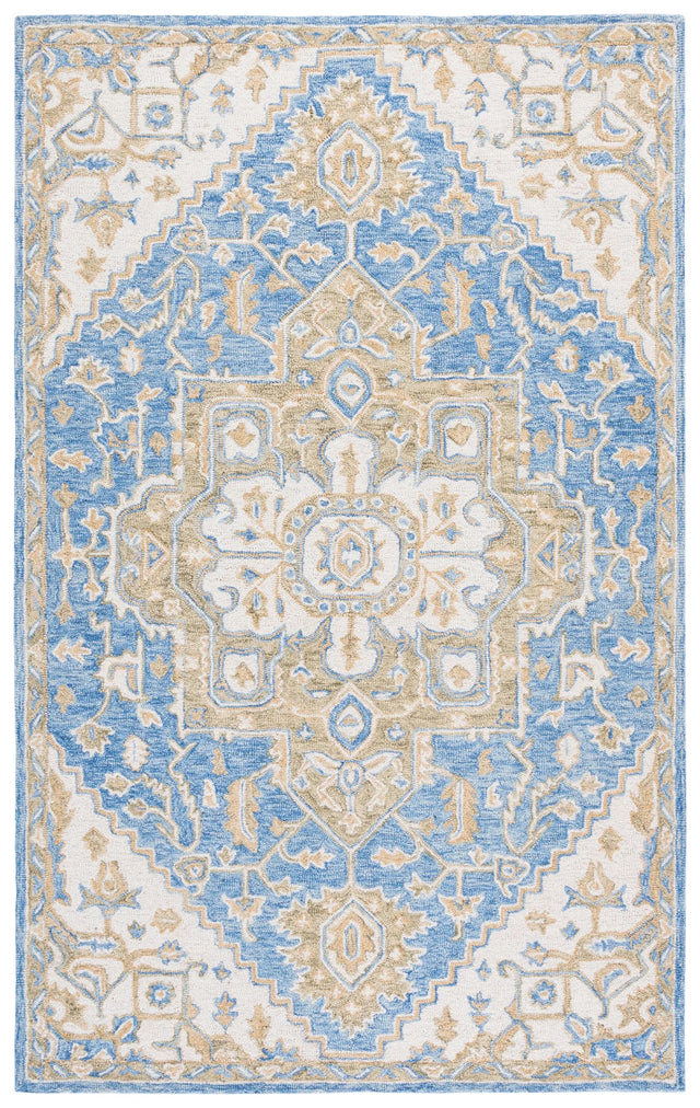 Safavieh Metro 4'-0" x 6'-0" Rug in Blue / Beige