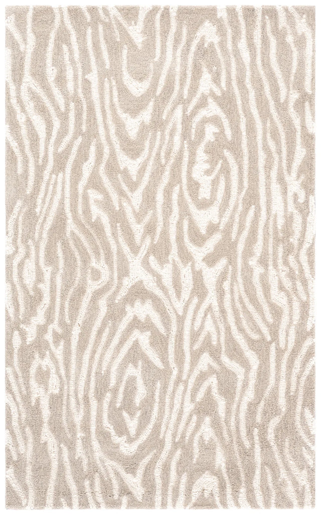 Safavieh Ebony 3'-0" x 5'-0" Rug in Grey / Ivory