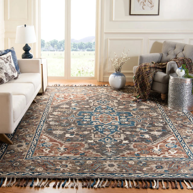 Safavieh Aspen 10'-0" x 14'-0" Rug in Charcoal / Light Brown