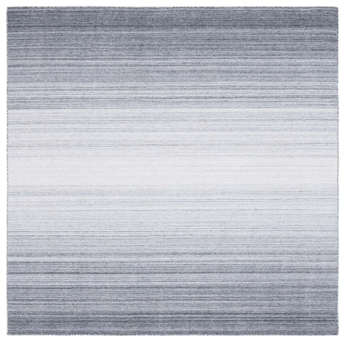 Safavieh Kilim 6'-0" x 6'-0" Rug in Dark Grey / Ivory