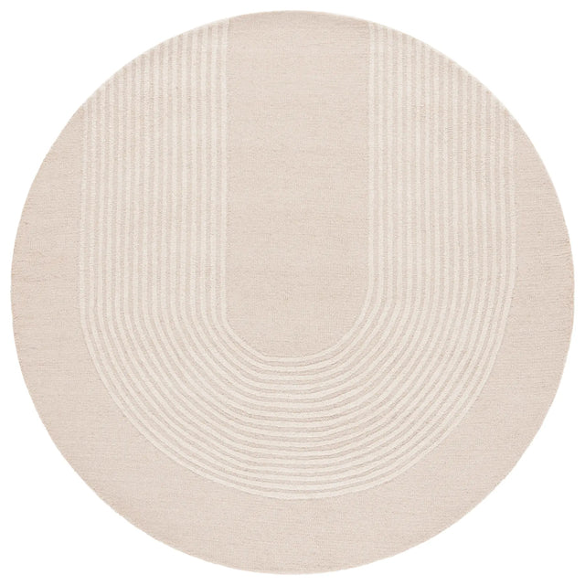 Safavieh Ebony 6'-0" x 6'-0" Rug in Beige / Ivory