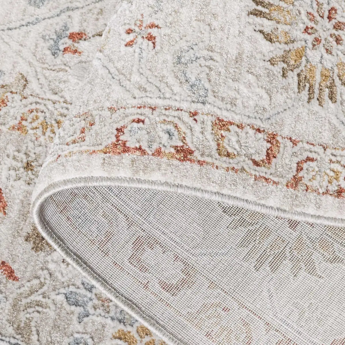 Safavieh Culture 8'-0" x 10'-0" Rug in Ivory / Blue Rust