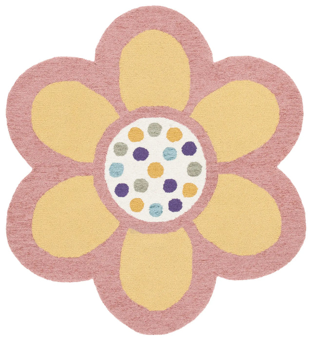 Safavieh Novelty 5'-0" x 5'-0" Rug in Pink / Yellow