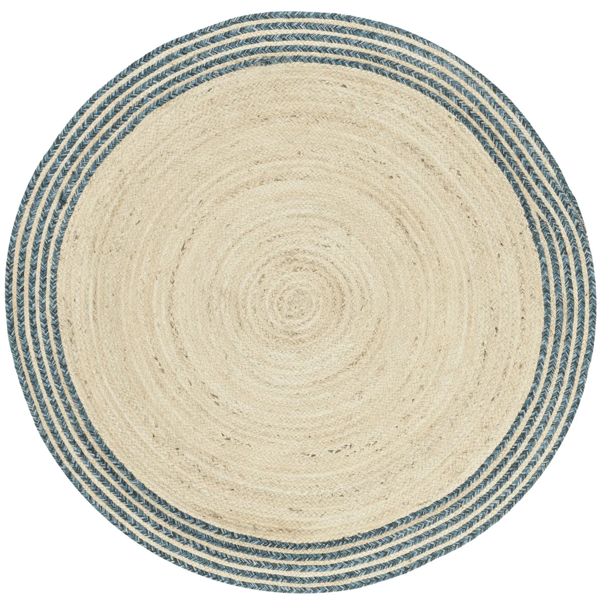 Safavieh Cape Cod 4'-0" x 4'-0" Rug in Ivory / Blue