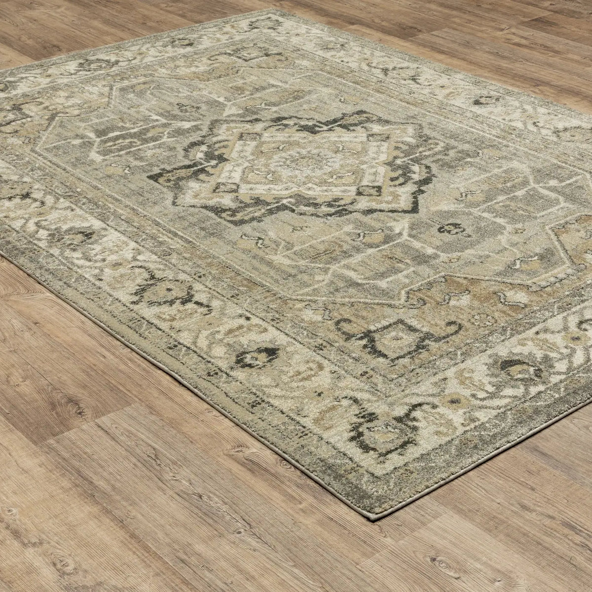 Oriental Weavers Sphinx Florence 1805X Beige/ Grey Rugs - angle detail