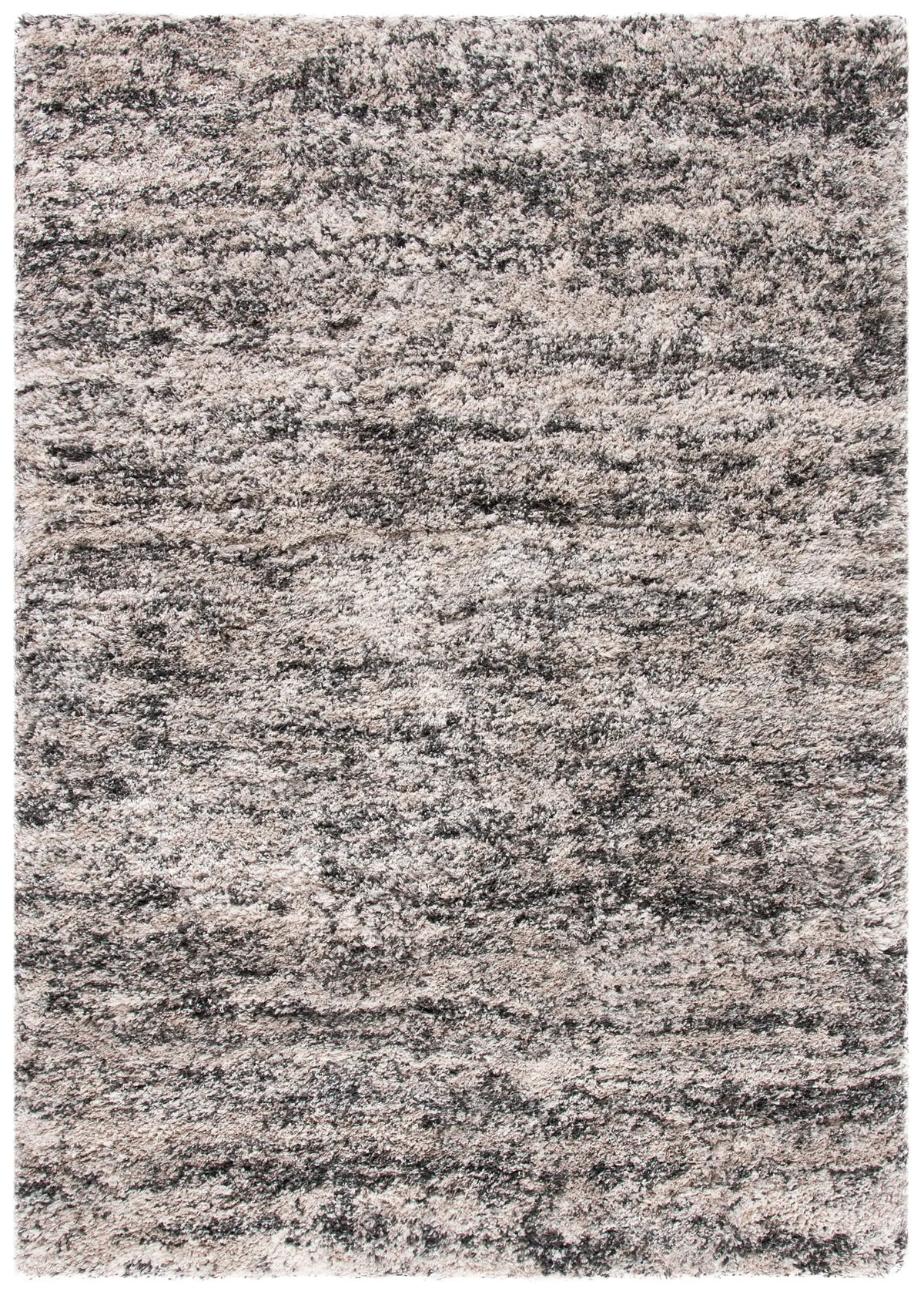 Safavieh Iceland Shag 4'-0" x 6'-0" Rug in Cream / Grey