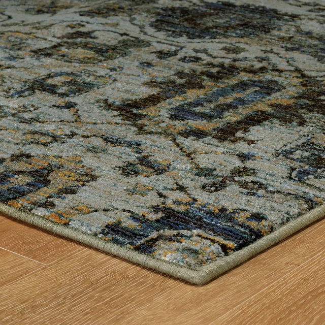 Oriental Weavers Sphinx Andorra 7120A Blue/Navy Rugs - corner detail