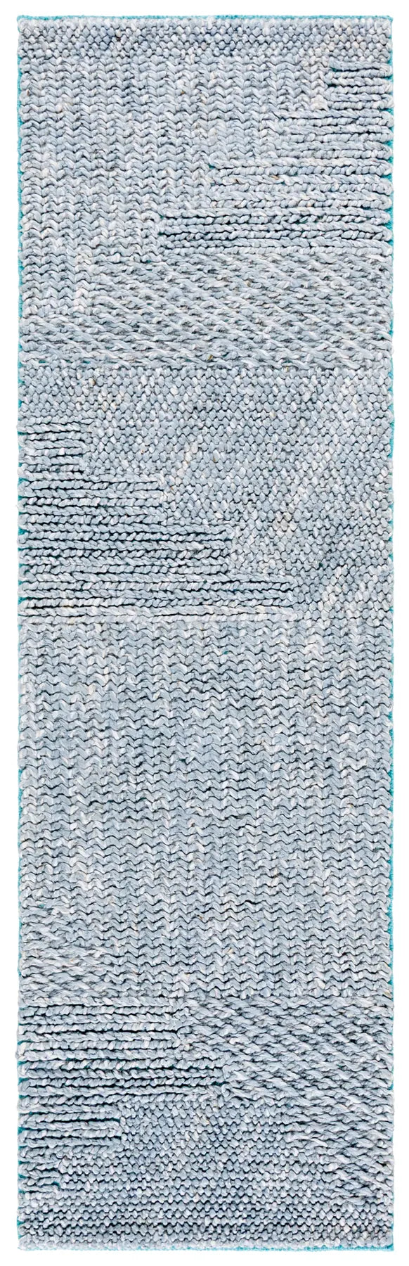Safavieh Natural Fiber 2'-3" x 8'-0" Rug in Grey / Blue