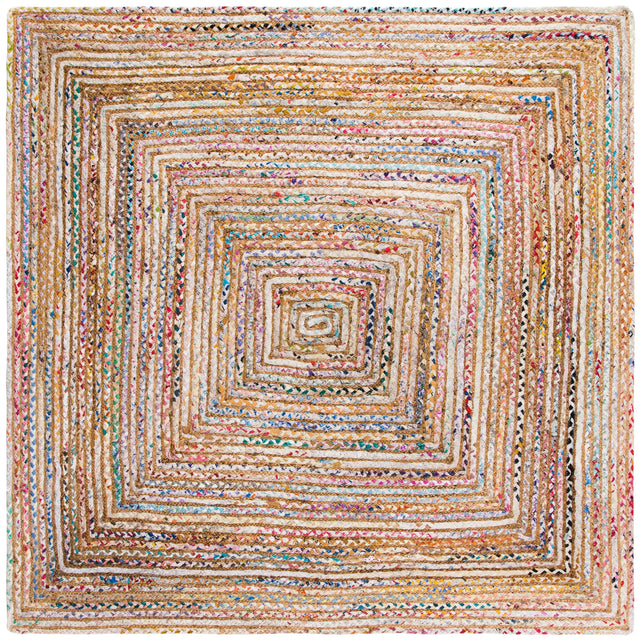 Safavieh Cape Cod 5'-0" x 5'-0" Rug in Beige / Multi
