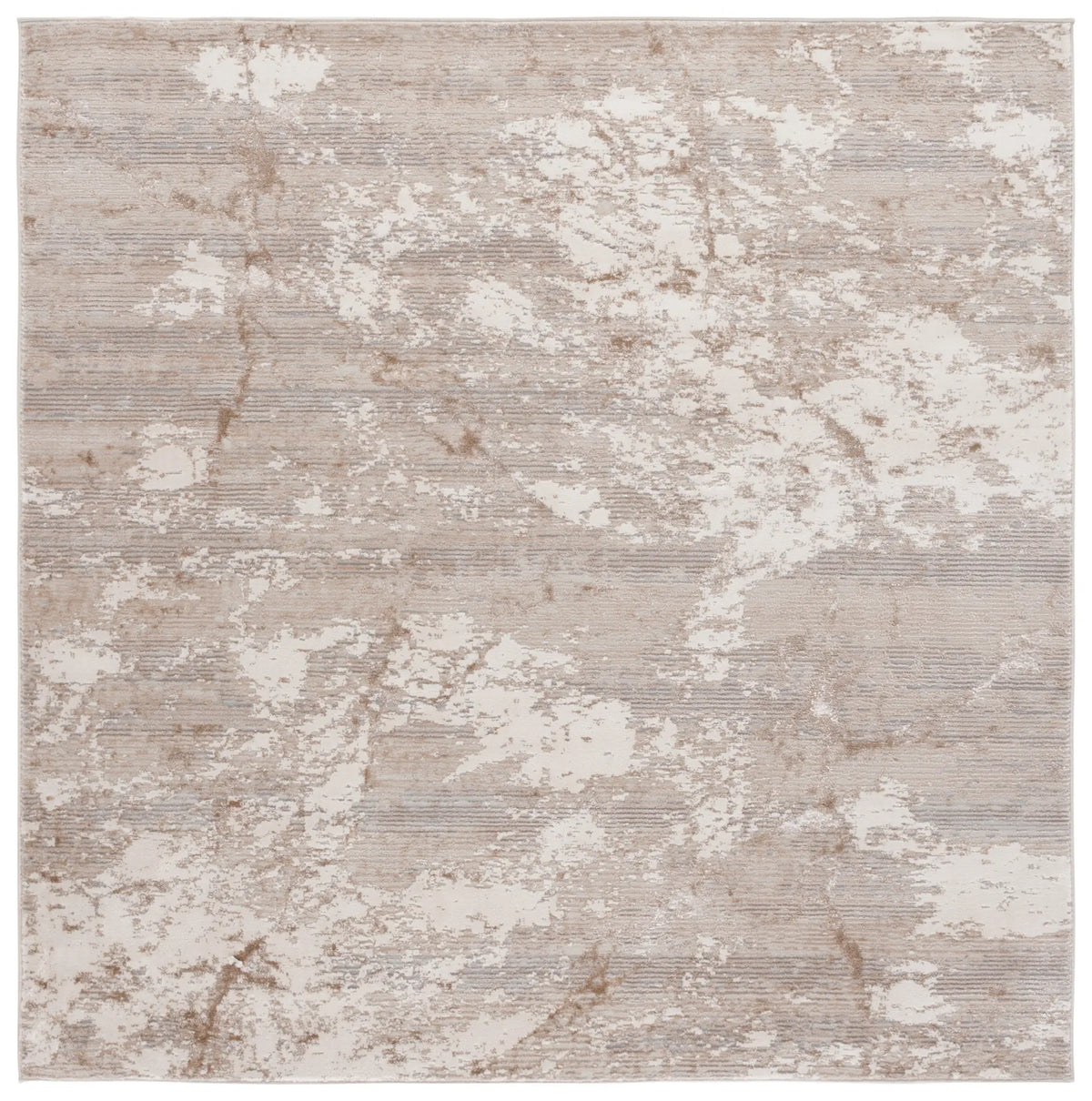 Safavieh Hanna 6'-7" x 6'-7" Rug in Beige / Ivory Grey