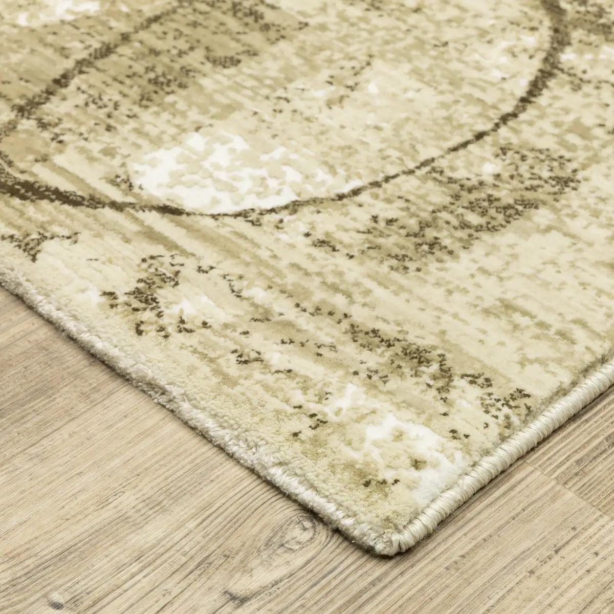 Oriental Weavers Sphinx Reed Re10A Beige/ Brown Rug - corner detail