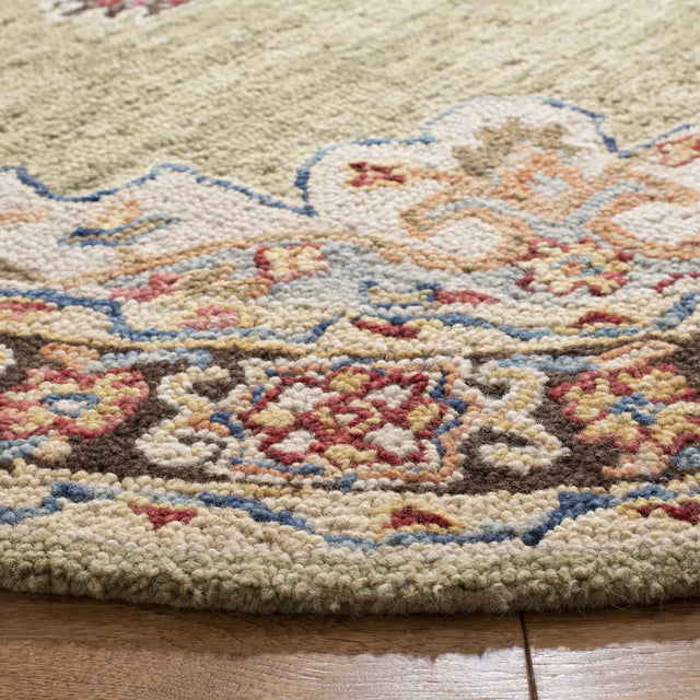 Safavieh Aspen 5'-0" x 5'-0" Rug in Sage / Brown