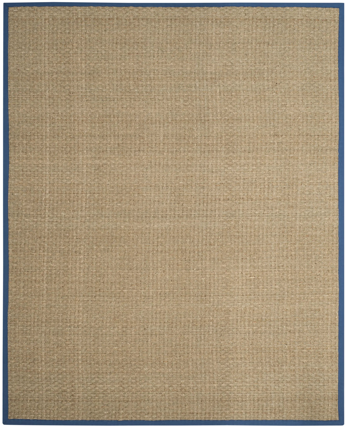 Safavieh Natural Fiber 10'-0" x 14'-0" Rug in Natural / Light Navy