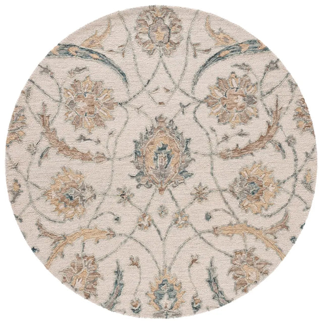 Safavieh Metro 6'-0" x 6'-0" Rug in Ivory / Grey