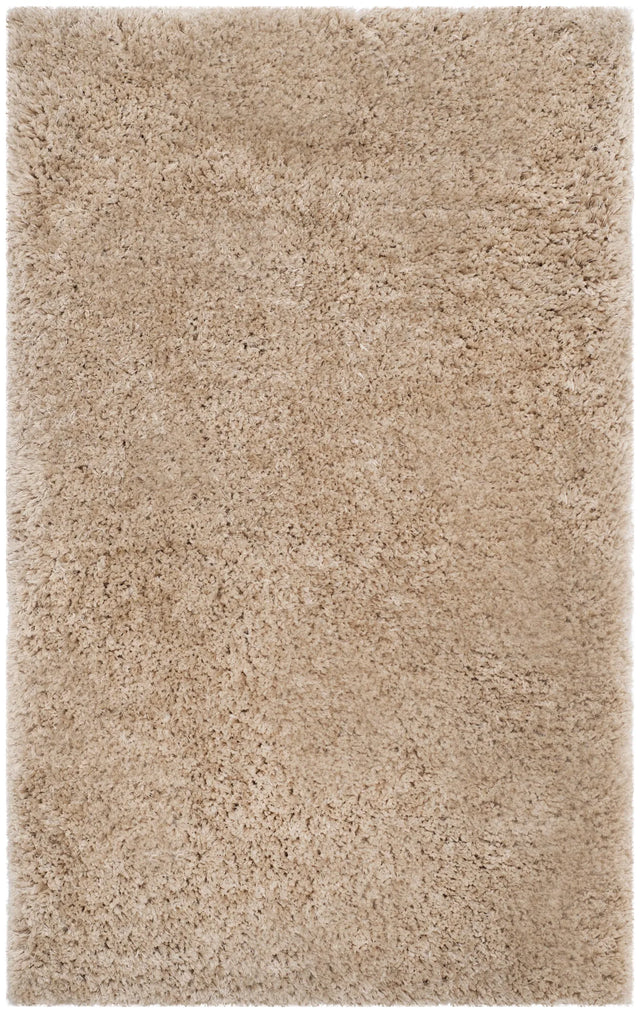 Safavieh Supreme Shag 3'-0" x 5'-0" Rug in Beige