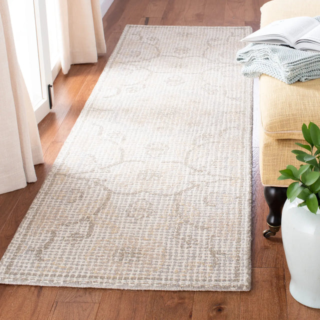 Safavieh Abstract 2'-3" x 8'-0" Rug in Light Grey / Ivory