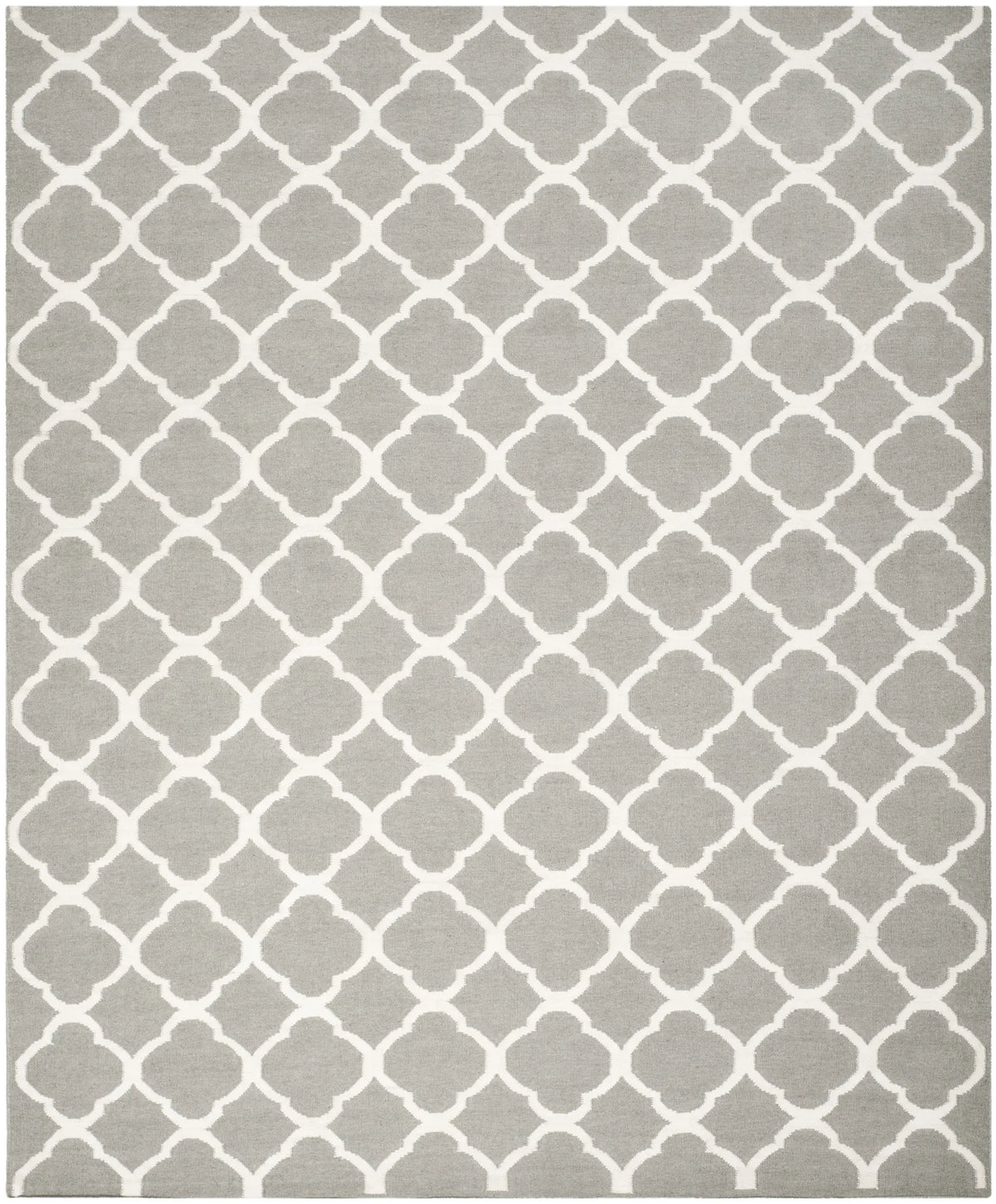 Safavieh Dhurries 10'-0" x 14'-0" Rug in Grey / Ivory