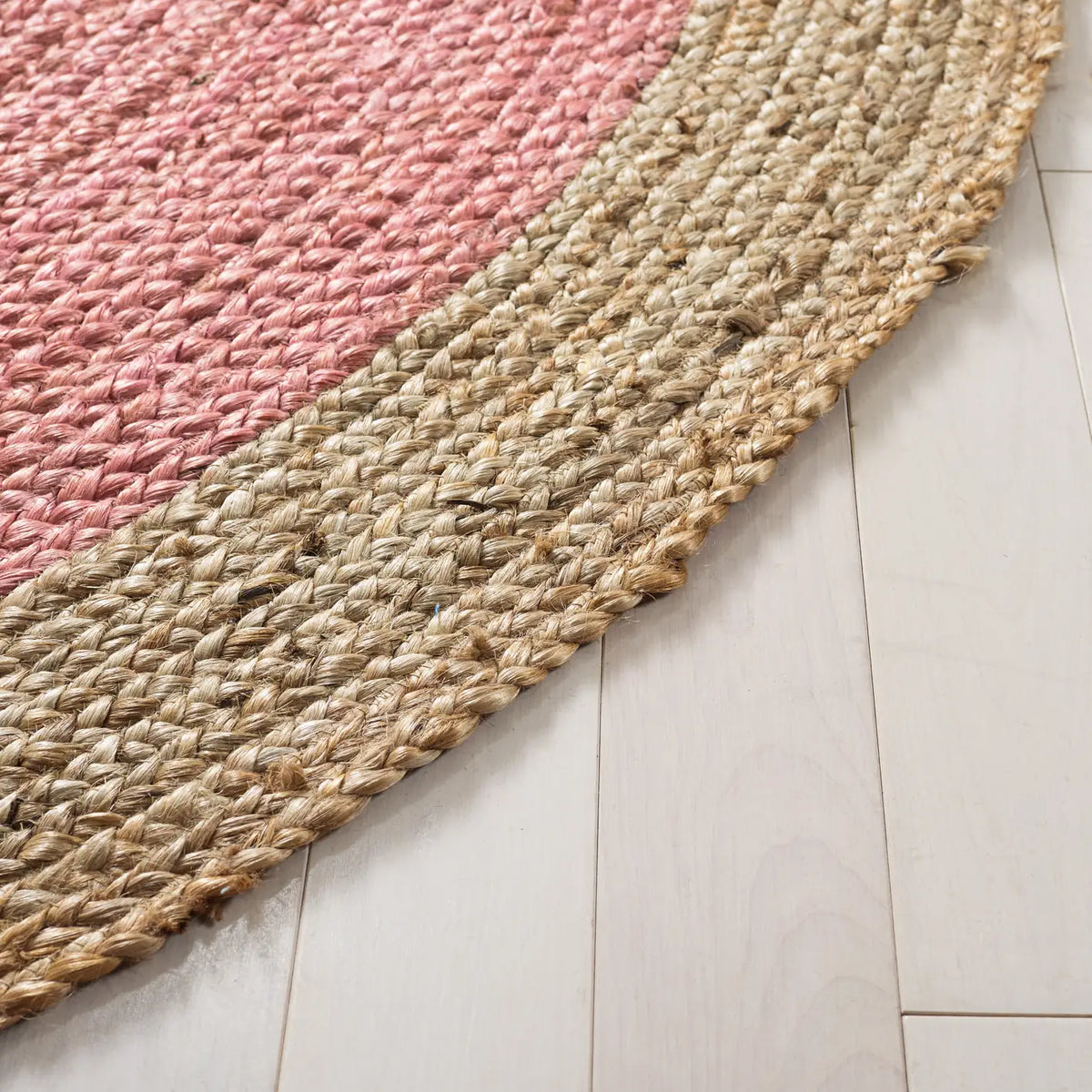 Safavieh Natural Fiber 5'-0" x 8'-0" Rug in Pink / Natural