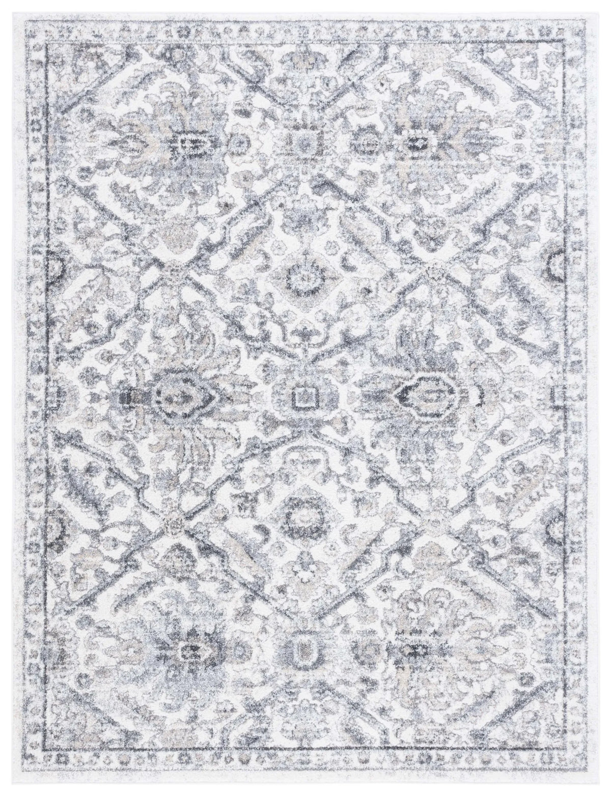 Safavieh Opal 4'-0" x 6'-0" Rug in Grey / Ivory