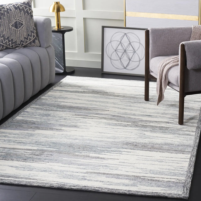 Safavieh Metro 4'-0" x 6'-0" Rug in Ivory / Grey