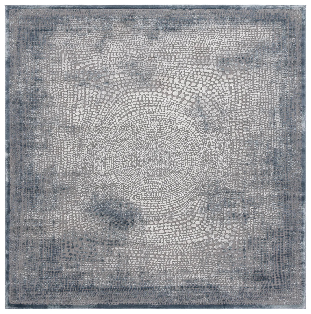 Safavieh Meadow 6'-7" x 6'-7" Rug in Blue / Ivory