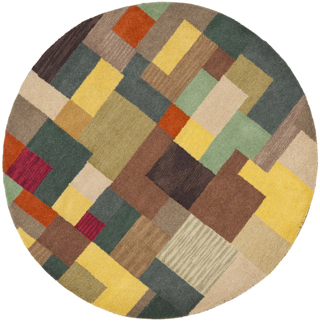 Safavieh Soho 6'-0" x 6'-0" Rug in Multi