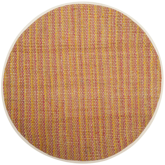 Safavieh Natural Fiber 6'-0" x 6'-0" Rug in Pink / Multi