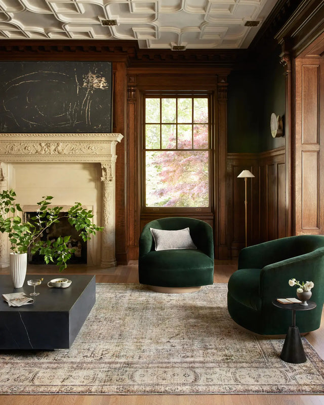Loloi Margot Mat-01 Antique/Sage Rugs - room scene 1