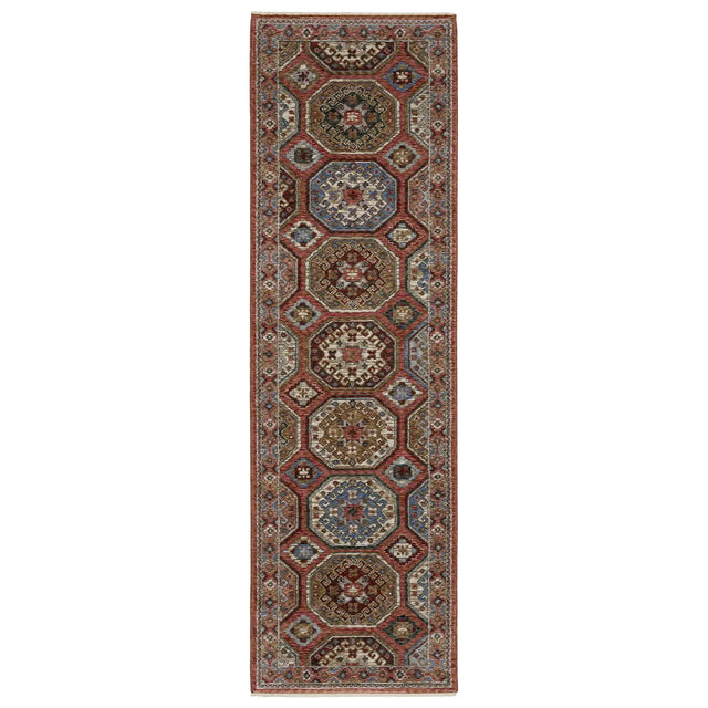 Oriental Weavers Sphinx HASTINGS HA05R Pink Geometric Rugs - runner