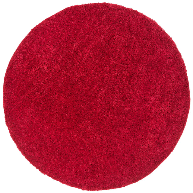 Safavieh August Shag 900 5'-3" x 5'-3" Rug in Red