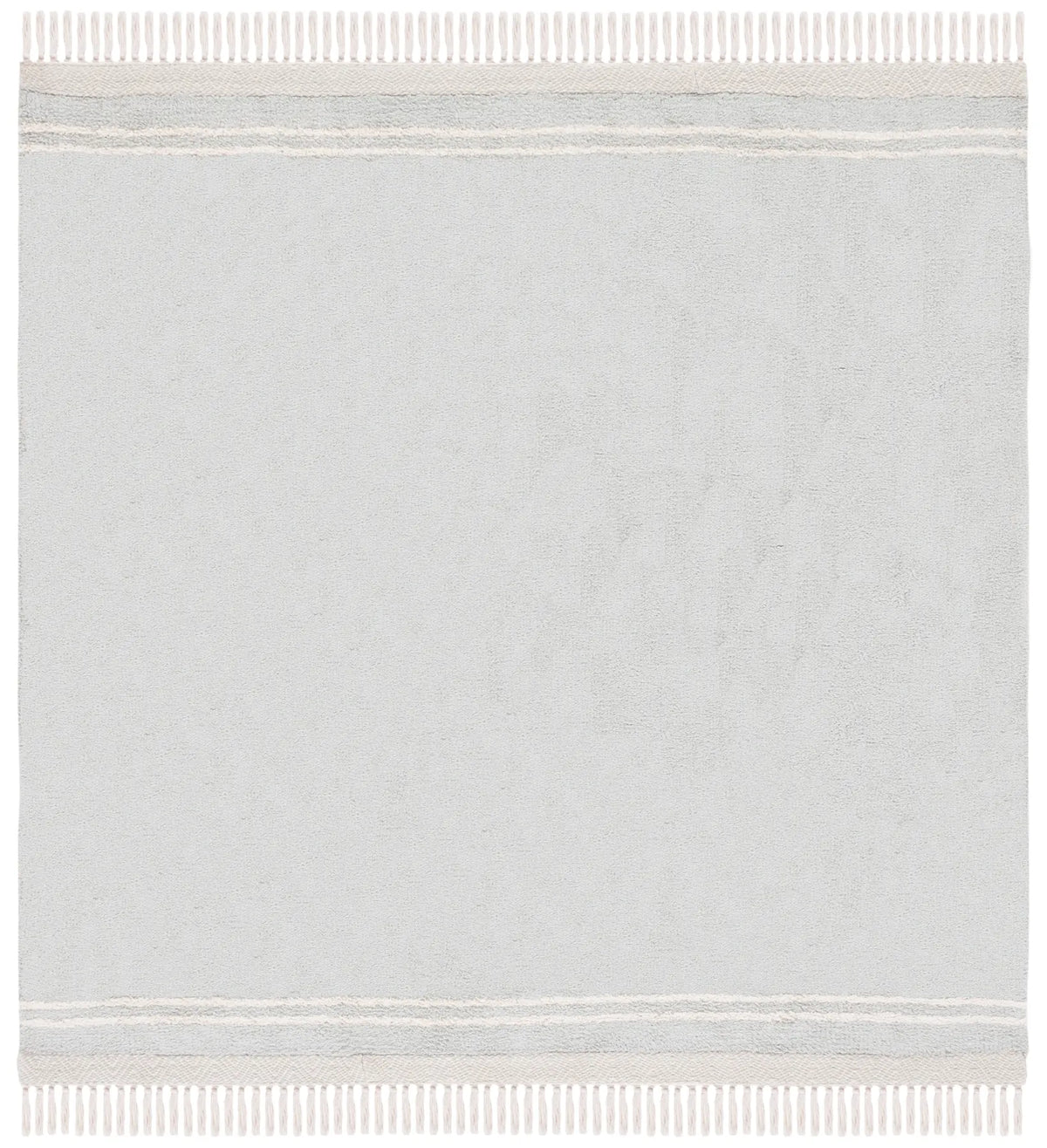 Safavieh Easy Care 6'-0" x 6'-0" Rug in Light Blue / Ivory