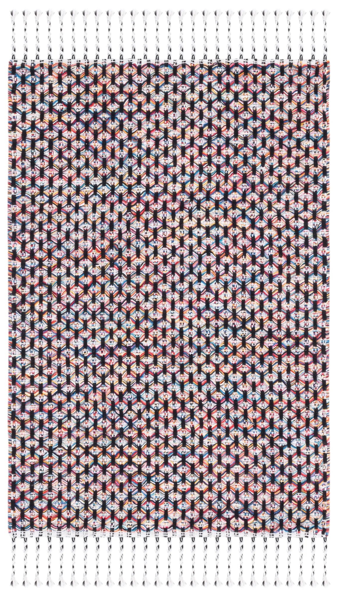 Safavieh Montauk 2'-0" x 3'-0" Rug in Red / Yellow